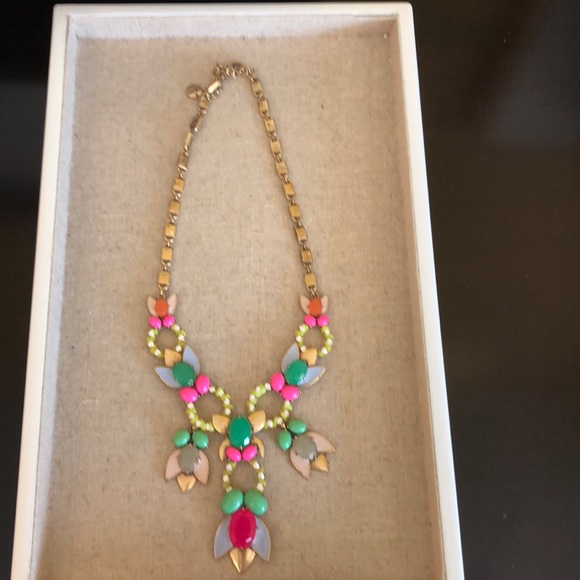 Colorful Statement Necklace - Picture 2 of 2